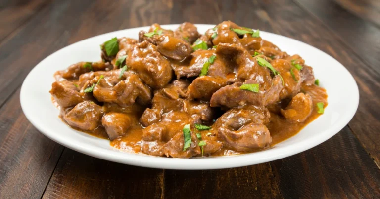 Mollejas de pollo en salsa
