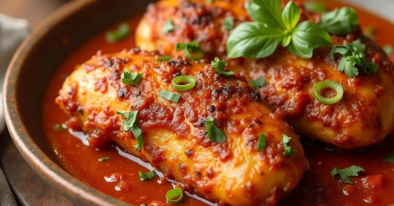 pechugas de pollo en salsa
